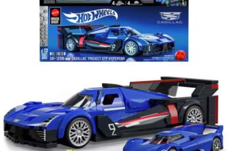 Mattel Brick Shop Hot Wheels Cadillac Project GTP Hypercar Kit / Hot Wheels Custom 68 Camaro Building Toy Kit – Free C&C