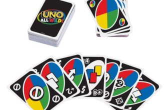 Mattel Games UNO All Wild Card Game, Ages 7, Players 2-10