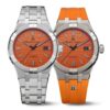 Maurice Lacroix Mens Watch 42mm Aikon Automatic Orange