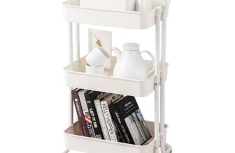 Maxcook 3 Layers Storage Rack White – MCWA982