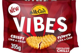 McCain Vibes Firecracker Chilli Hot Potato Snack 355g