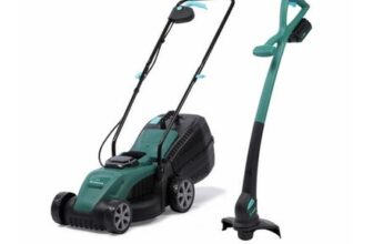 McGregor 2-in-1 18V Cordless Lawnmower & Trimmer
