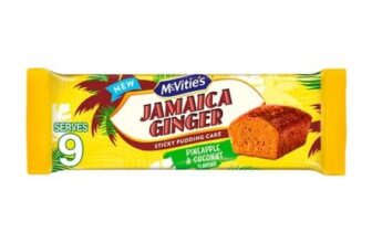 McVities Jamaica Ginger Pineapple & Coconut Sticky Pudding Cake