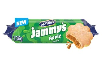 McVities Jammys Apple/Raspberry Flavour Biscuit 136.5g