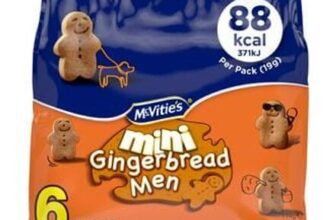 McVities Mini Gingerbread Men Multipack Biscuits 6x19g (Nectar Price)