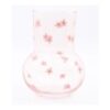Medium Pink Glass Dried Flower Bud Vase 20x14cm