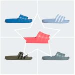 Mens Adilette Aqua Slides Blue / Olive/ Red/ Grey Free delivery for adiClub members (Extra 10% off via HS/DFC portals)