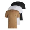 Mens BOSS Bodywear 3 Pack Premium Cotton T-Shirts – Crew Neck