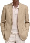Mens Blazer Jacket Button Front Blazer Long Sleeve Coat Collar Solid Color Coat Smart Casual Jacket Formal Outerwear for Office Party Wedding Business Evening Autumn Winter