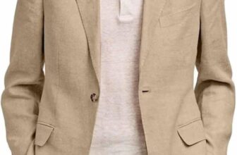 Mens Blazer Jacket Button Front Blazer Long Sleeve Coat Collar Solid Color Coat Smart Casual Jacket Formal Outerwear for Office Party Wedding Business Evening Autumn Winter