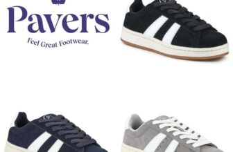 Mens Suede Lace-Up Trainers (3 Colours / Sizes 6-12) – Free Delivery With Code