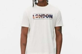 Mens T-shirts £3 e.g. London Graphic Tee – free C&C