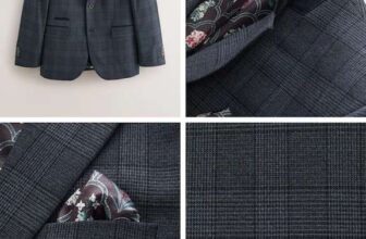 Mens checked suit jacket – size 42 short