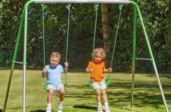Metal double swing