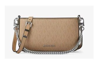 Michael Kors Bryant Small Signature Logo Convertible Pochette 3 Colours – £63