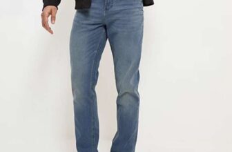 Mid Wash Slim Fit Jeans , Sizes 30-42 ( Free C&C )