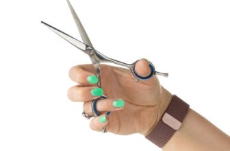 Mikki Doodle, Dog, Puppy Face & Paw Scissors, Sharp & Durable Semi-Convex Blade, Blunted Safety Tips