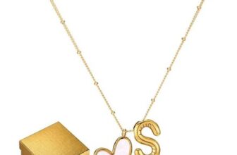 Mikovivi Balloon Letter Necklace