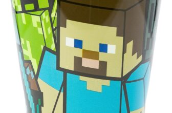 Minecraft Reusable Plastic Cup for Children BPA Free 430 ml