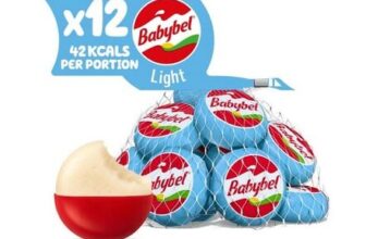Mini Babybel Light Cheese Snacks 12 X 20g