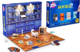 Mini Brands Mini Book Advent Calendar By ZURU 24 days of surprises a mini book or accessory daily 6 reading accessories iconic titles to collect for fans & collectors