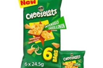 Mini Cheddars Cheeselets Cheese & Onion Baked Snacks Multipack