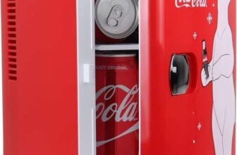 Mini Fridge For Bedrooms 4L Small Fridge 6 Can Table Top Quiet Mini Fridges 12v