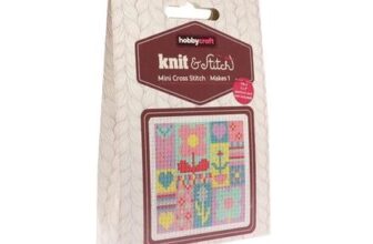 Mini Jazzy Floral Cross Stitch Kit