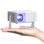 Mini Projector, AKIYO O1 2026 Upgraded 15000Lumen Projector, 360 Rotating CENLI / FBA