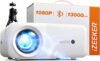 Mini Projector, Bluetooth Portable Projector 13000 Lux Full HD 1080P, iZEEKER Home Theater Movie Projector Compatible with iOS/Android/Tablet/PC/TV Stick/USB (Tripod included)