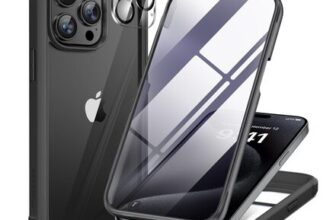 Miracase Glass Case for iPhone 15 Pro Case 6.1-Inch