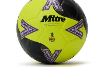 Mitre Training Womens FA Cup Football High Performance Training Ball Extra Durable Design – Size 5