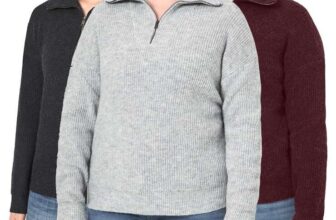 Modern Ambition Ladies 1/4 Zip Sweater – 3 colours