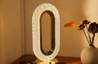Modern Creative Cross-Border Internet Celebrity Bedside LED Lamp – Advanced Sense Touch Nightlight with Dimming Control and Iron Body Table Lamp