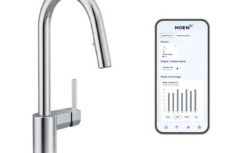 Moen 7565EVC Align U by Moen Smart Pulldown Kitchen Faucet with Voice Control and MotionSense, Chrome