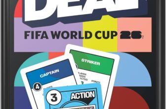 Monopoly Deal FIFA World Cup 2026 Edition Game Officially Licensed FIFA World Cup Football Card Game for Children Ages 8 2 to 5 Players 15 Mins