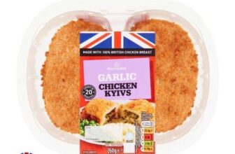 Morrisons British 2 Breaded Garlic Chicken Kyivs