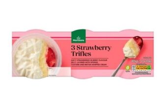 Morrisons Strawberry Trifles
