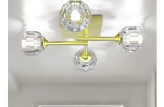 Mount Ceiling Light 4-Light Chandelier