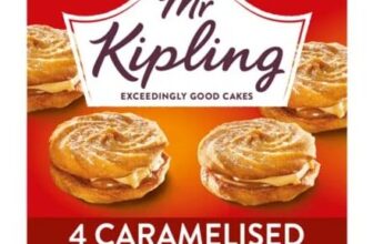 Mr Kipling 4 Caramelised Biscuit Viennese Whirls