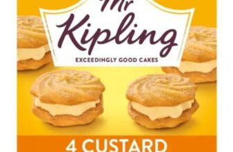 Mr Kipling 4 Custard Cream Whirls