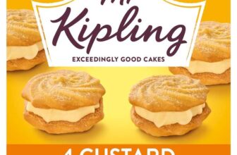 Mr Kipling Custard Cream Whirls Cakes 4 Pack – Clubcard Price