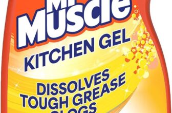 Mr Muscle Kitchen Drain Unblocker Liquid (500ml), Sink & Drain Cleaner, Strong & Fast Acting Heavy Duty Gel, Dissolves Clogs, Works 3x Better Than Bleach, Safe for All Pipes