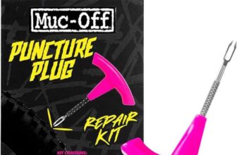 Muc-Off Puncture Plug Tire Repair Kit for tubeless tires Includes 2-in-1 puncture plug/reamer tool, 10 puncture plugs & case