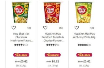 Mug Shot Max 68g – Three Flavours on Offer