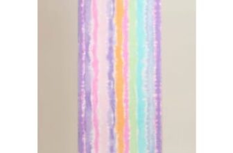 Multi Tie Dye-Effect Cotton Beach Towel