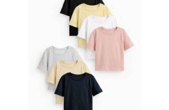 Multicoloured Jersey T-Shirts 7-Pack for 2-3 Years