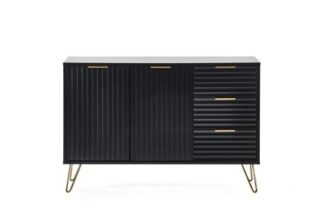 Murano Large Sideboard 1.2m – Matt Black