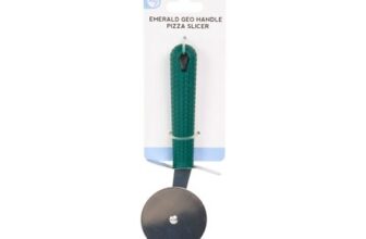 My Kitchen Emerald Geo Handle Pizza Slicer