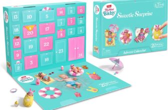 My Mini Baby Advent Calendar by ZURU – 2 Exclusive Dolls & 20 Collectible Accessories. A Festive Miniatures Countdown Set for Girls & Doll Collectors